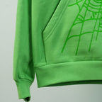 Sp5Der Web Hoodie Slime Green
