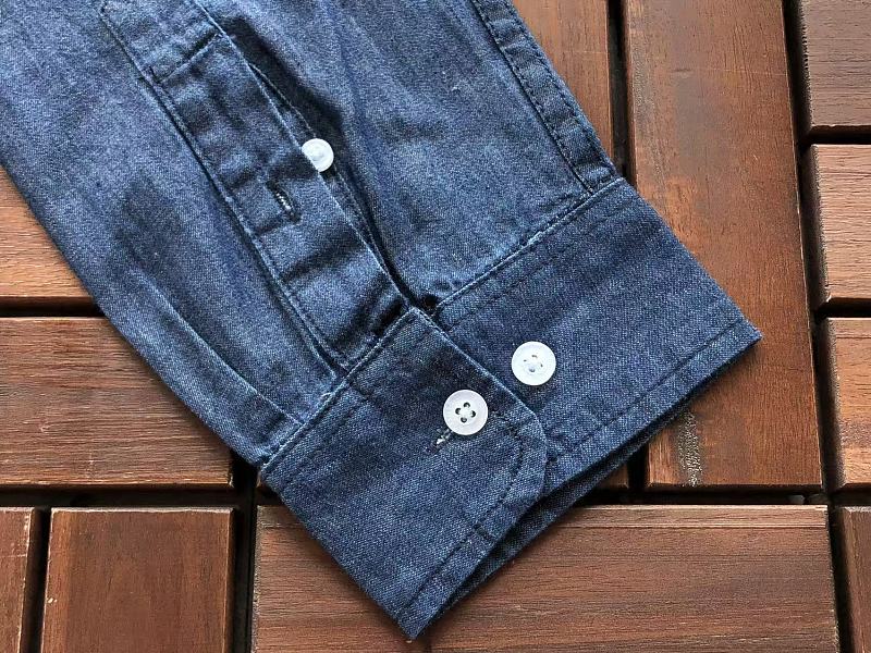 Lacoste Denim Long-Sleeve Button-Up Shirt