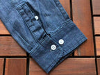 Lacoste Denim Long-Sleeve Button-Up Shirt