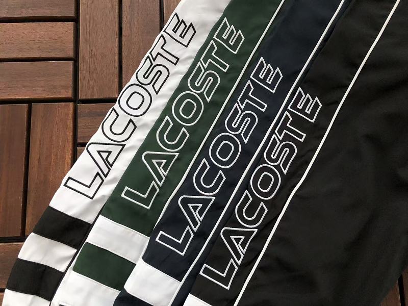 Lacoste Four-Color Logo Stripe Tracksuit Set