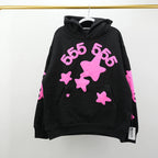 Sp5Der Beluga Angel Number Hoodie Black
