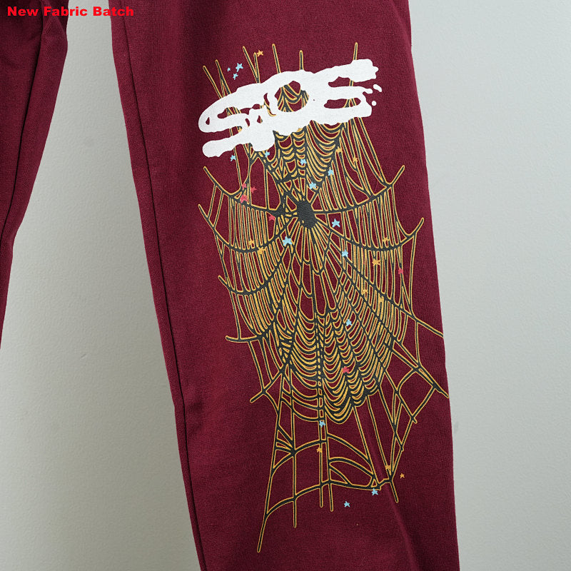 Sp5Der Logo Sweatpant Maroon