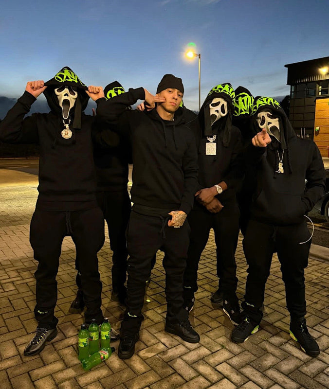 Syna-World Tracksuit - Black-Green