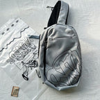 Graffiti Print Crossbody Sling Bag