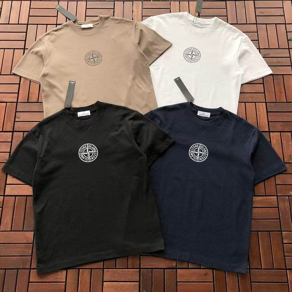 Multicolor Small Logo Stone Island T-Shirt