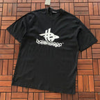 Black Logo Balenciaga T-Shirt