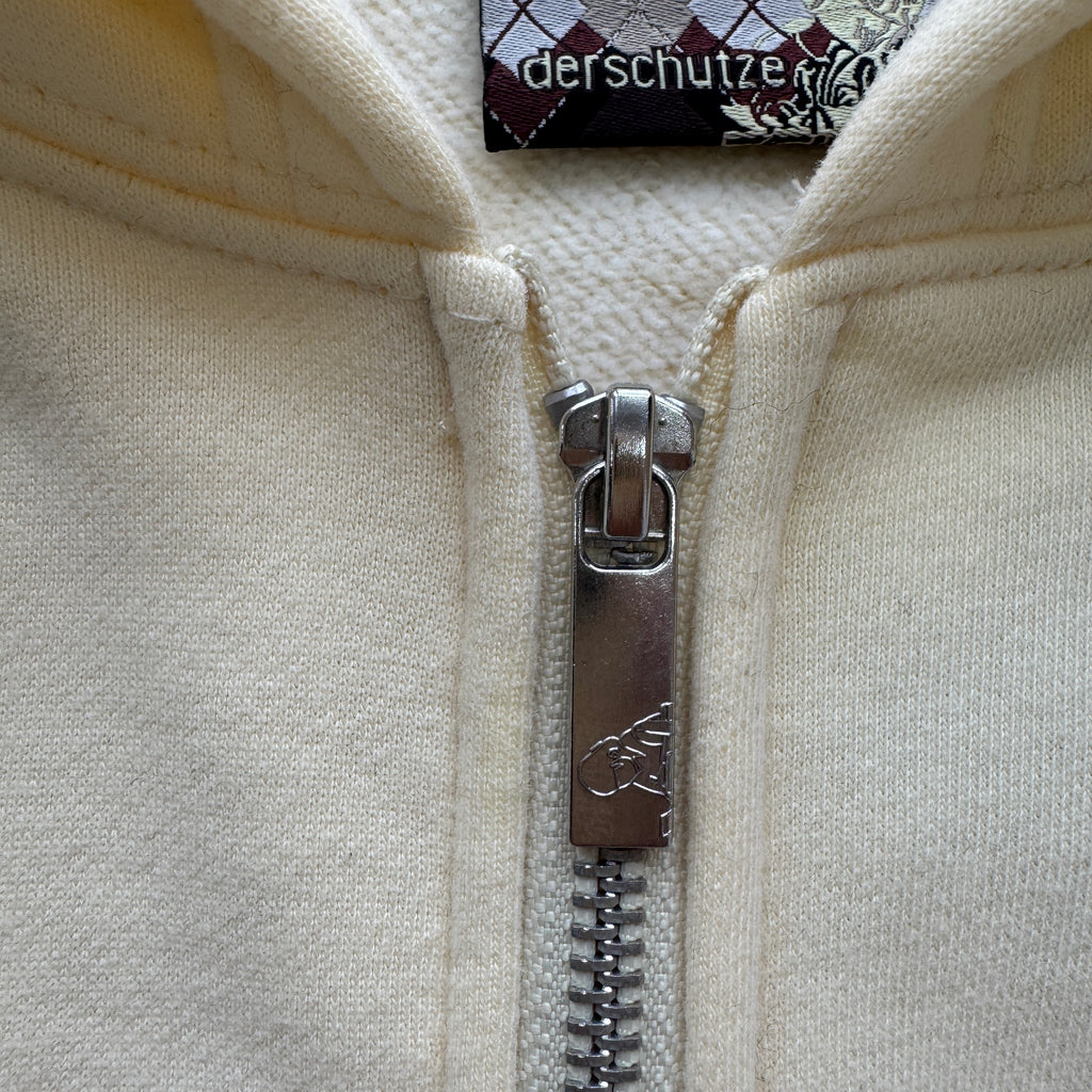 Derschutze Garden of Eden Zip Up - Cream