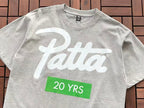 Grey Green Logo Patta T-Shirt