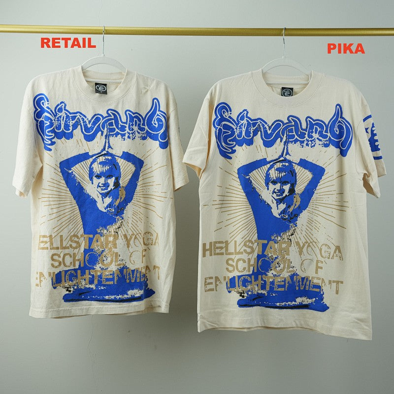 Hellstar Yoga T-Shirt Cream