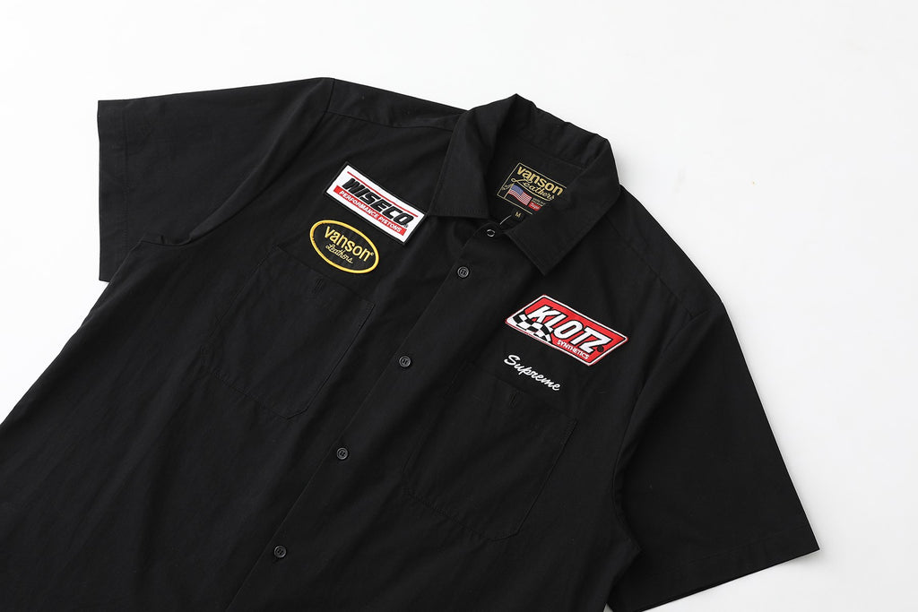 Supreme Patch Logo Polo Shirt