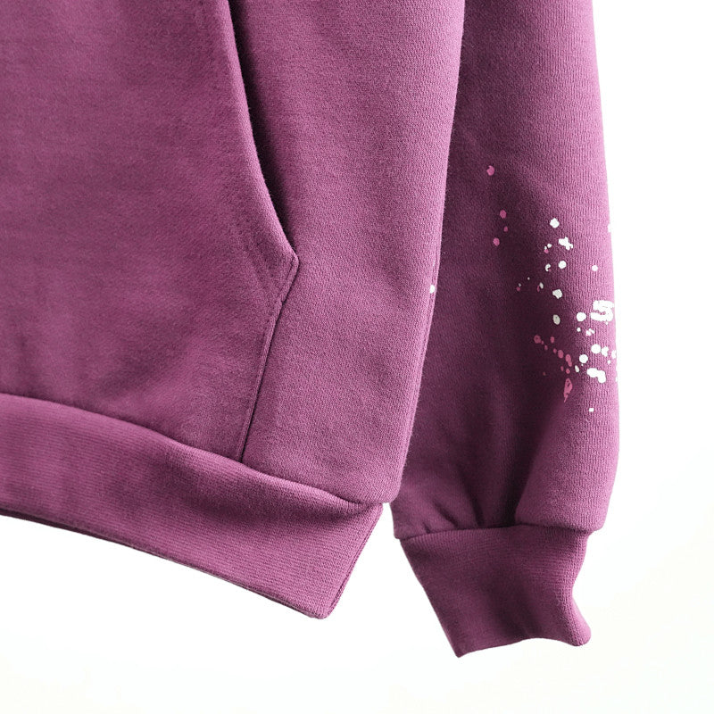 Sp5Der Nocturnal Highway Hoodie Dark Purple