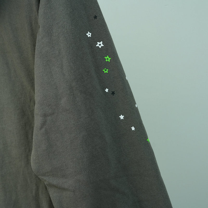Sp5der Wait Web Hoodie Slate Grey