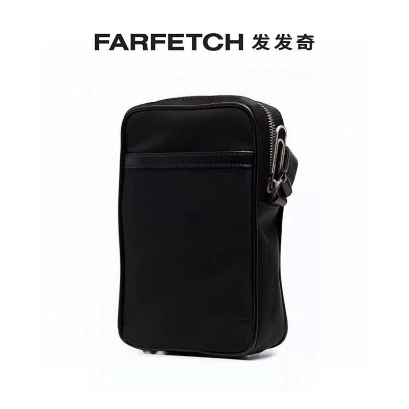 Off-White Crossbody Bag - Black