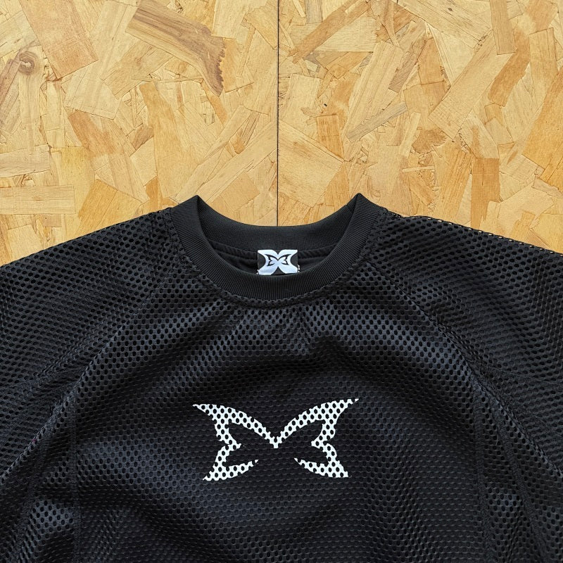 Mertra Layered Longsleeve - Black/White