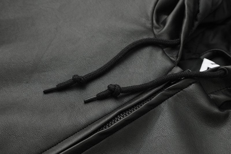 Supreme Jordan Faux-Leather Hooded Jacket