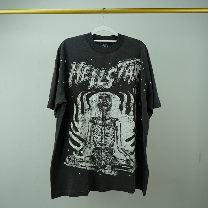 Hellstar Studios Inner Peace Short Sleeve Tee Shirt Black