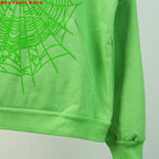 Sp5Der Web Hoodie Slime Green