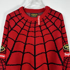 Supreme Vanson Spider Web Crewneck Sweater