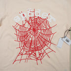 Sp5Der Legacy Logo Heavyweight Tee Cream