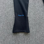 Hoodie Set Black Blue