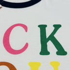 Supreme Multicolor Text Ringer T-Shirt
