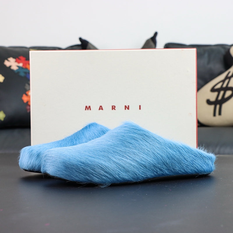 Marni Fussbett Sabot - Light Blue