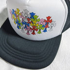 Chrome Hearts Trucker Hats - Black/White/Multicolor