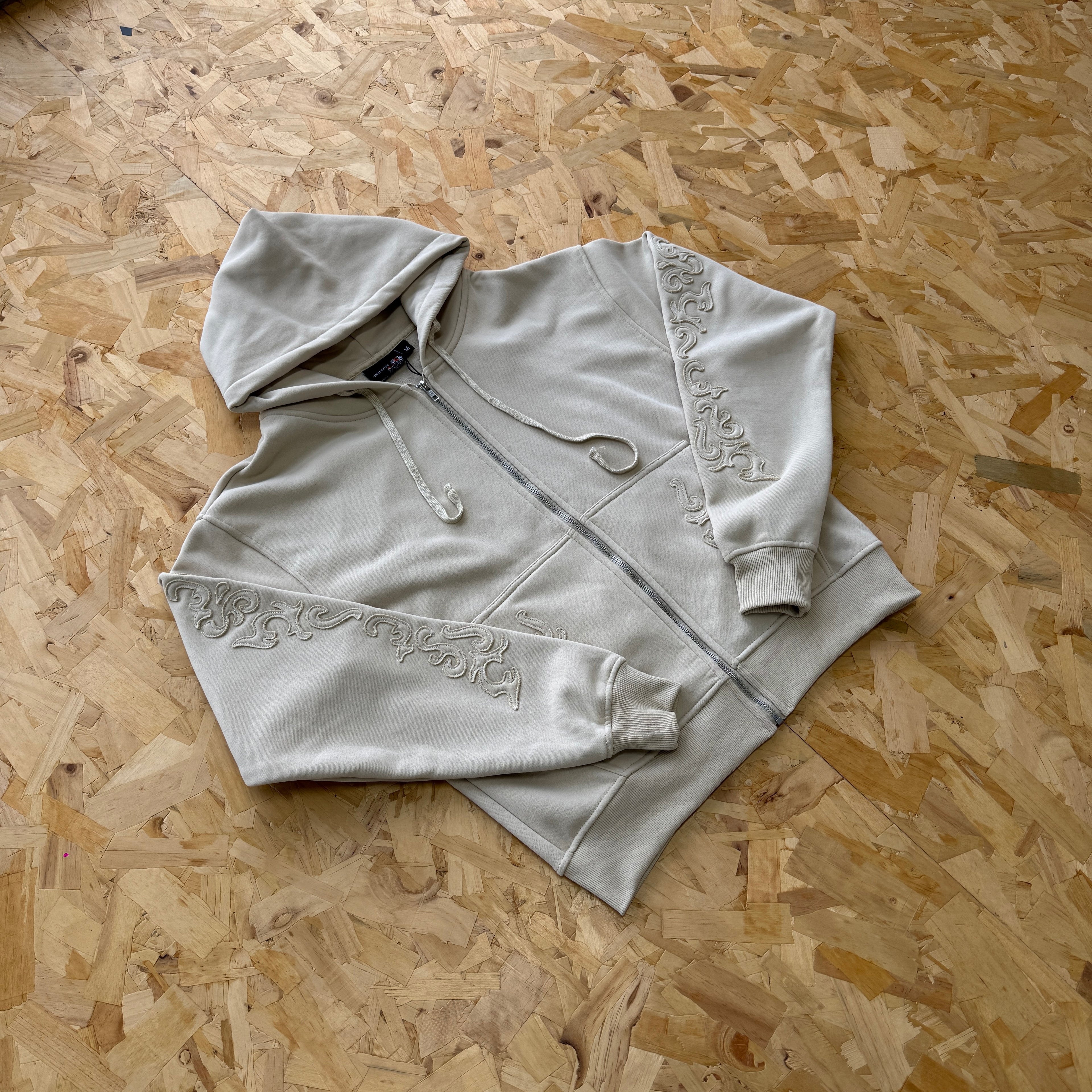 Derschutze Western Zip Up - Beige