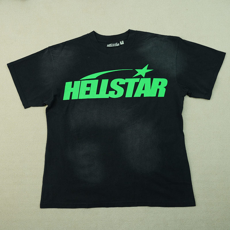 Hellstar Classic T-Shirt (Regular Print) Black/Green
