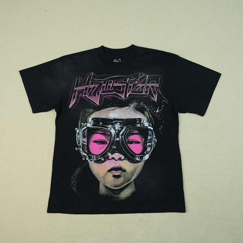 Hellstar The Future T-Shirt Black/Pink