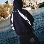 Mertra BIGSTEP HOOD - Navy/White