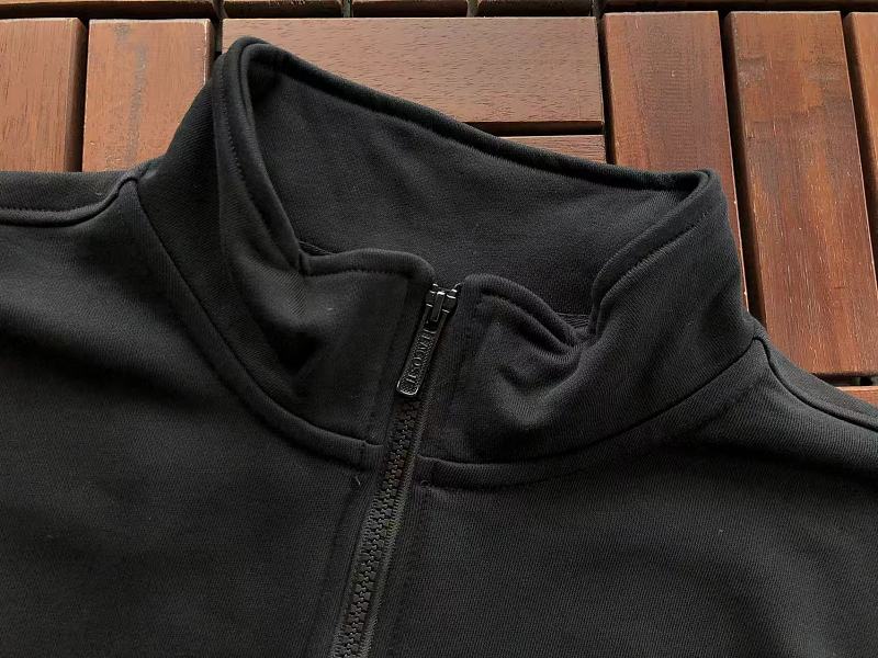 Lacoste Chest-Pocket Quarter-Zip Sweater