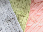 Lacoste Women's Pastel Cable-Knit Button Cardigan