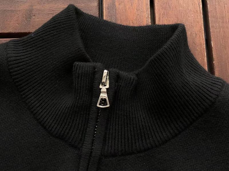 Lacoste Three-Color Full-Zip Sweater