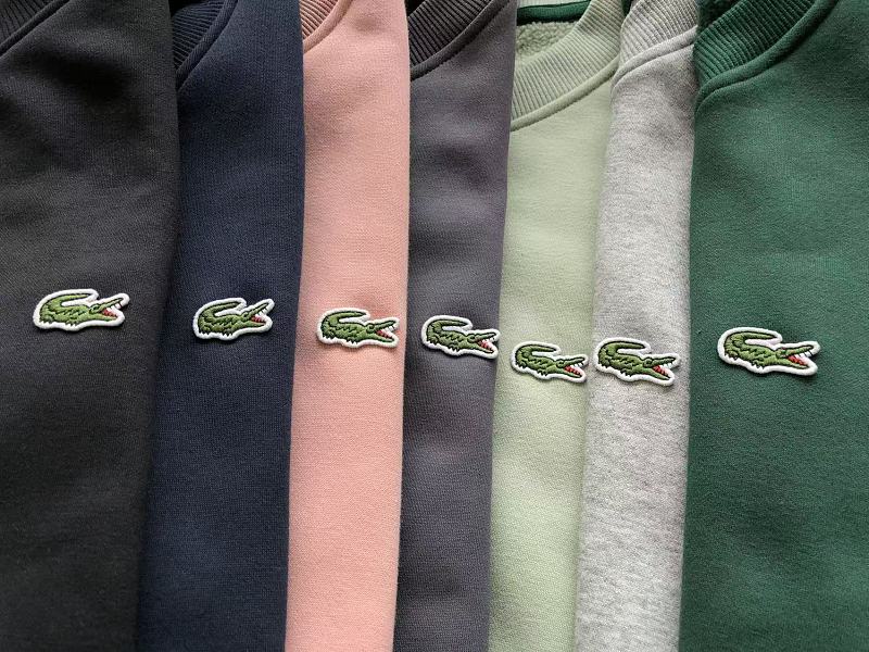 Lacoste Multi-Color Crewneck Sweater
