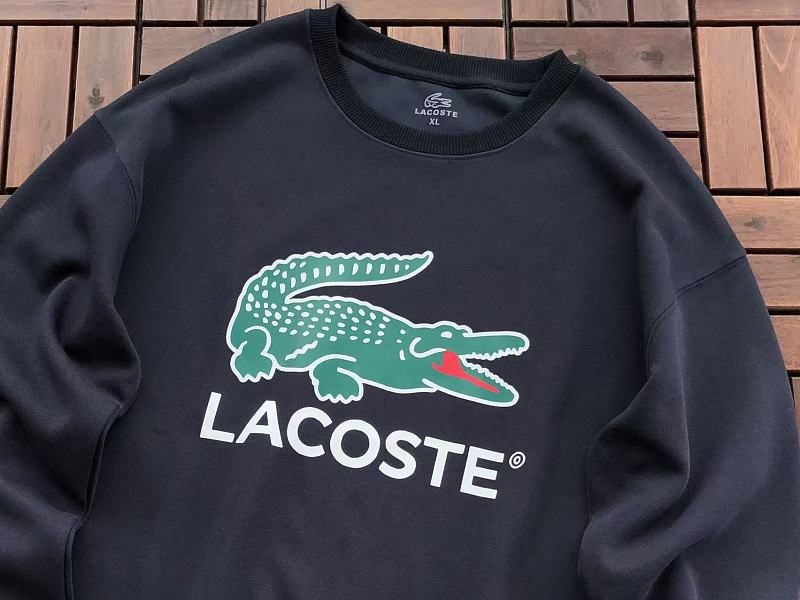 Lacoste Large Crocodile Graphic Crewneck Sweater