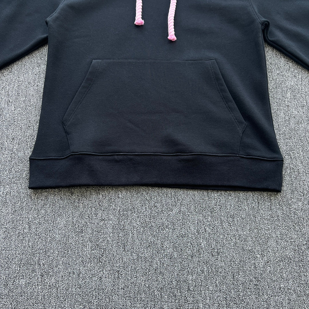 Hoodie Set Black Pink