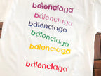 Multicolor Logo Balenciaga T-Shirt