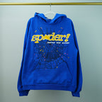 Sp5der TC Hoodie Blue
