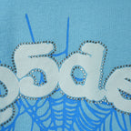 Sp5der Web Hoodie Sky Blue