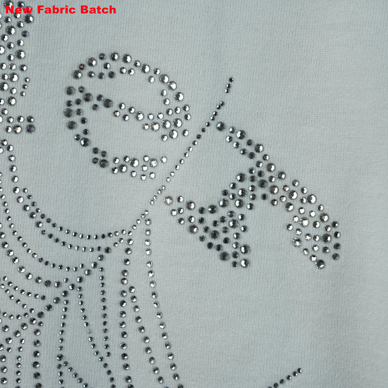 Sp5Der Rhinestone Logo Hoodie White