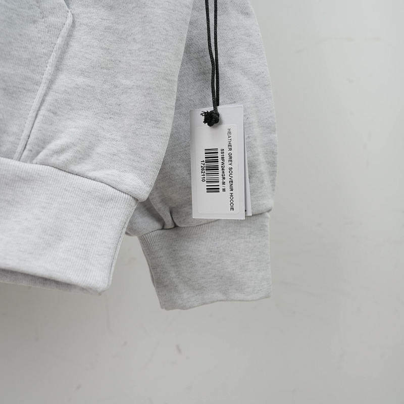 Sp5der Souvenir Hoodie Heather Grey