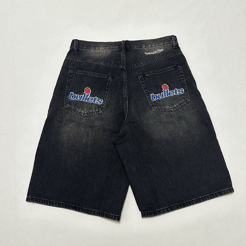 Supreme Washington Bullets Denim Shorts