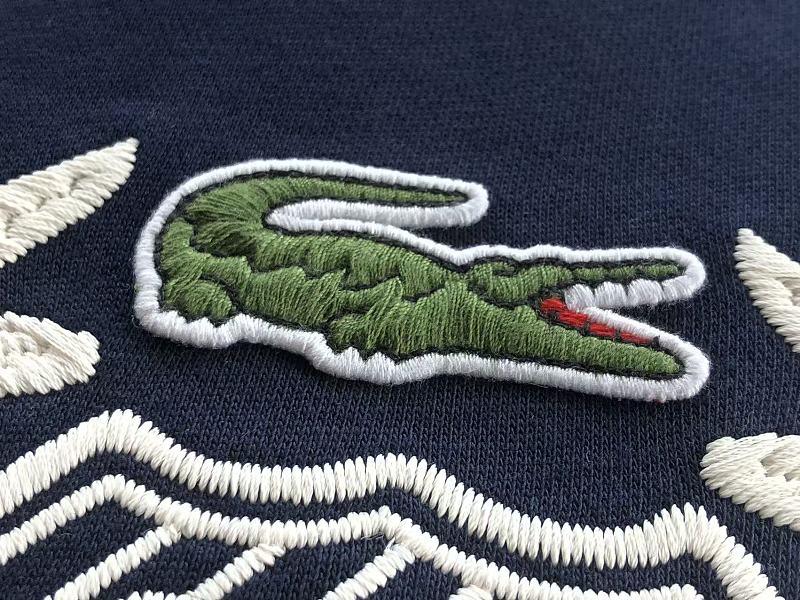 Lacoste Crest Graphic Crewneck Sweater