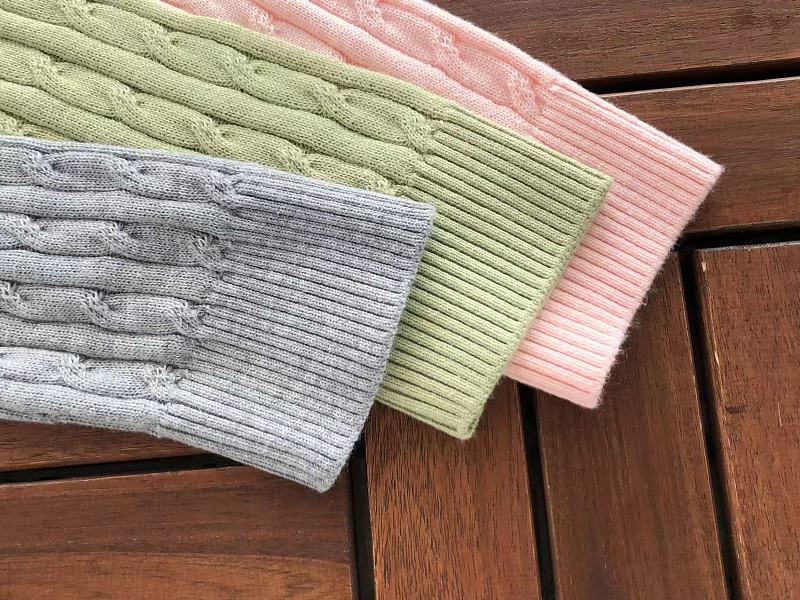 Lacoste Women's Pastel Cable-Knit Button Cardigan