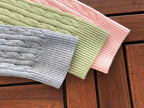Lacoste Women's Pastel Cable-Knit Button Cardigan