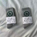 Hidden NY "H" Logo Crew Socks with Mountain Graphic Band