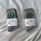 Hidden NY "H" Logo Crew Socks with Mountain Graphic Band