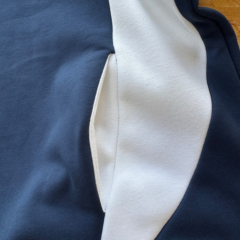 Mertra BIGSTEP HOOD - Navy/White