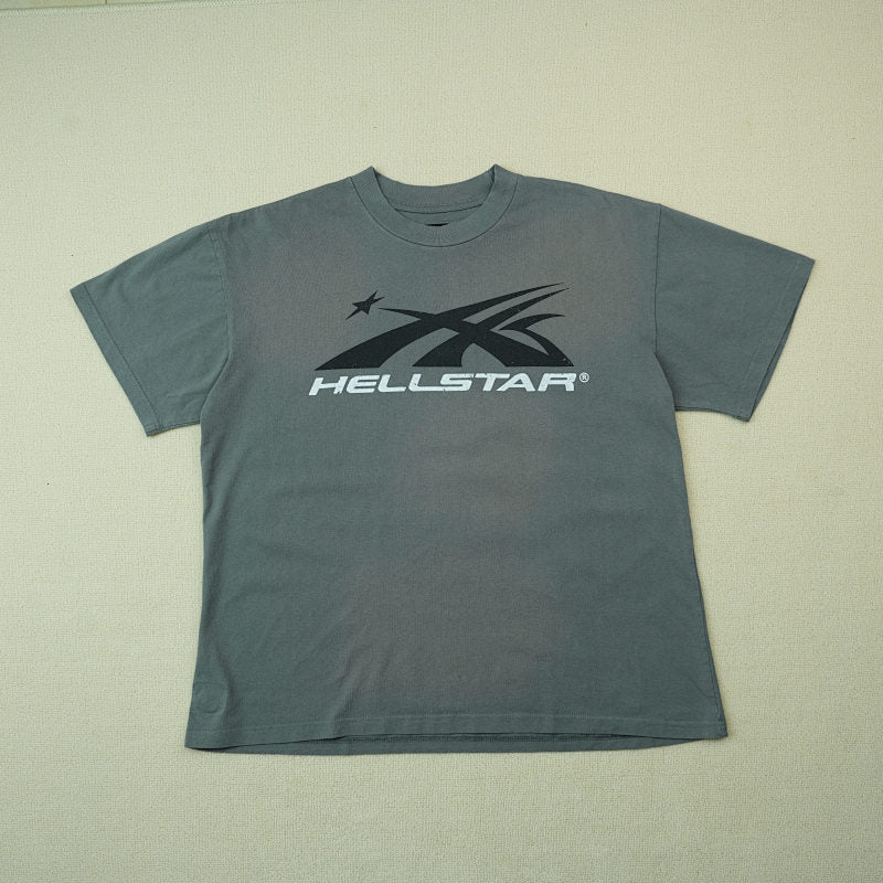 Hellstar Sport Logo T-Shirt Grey